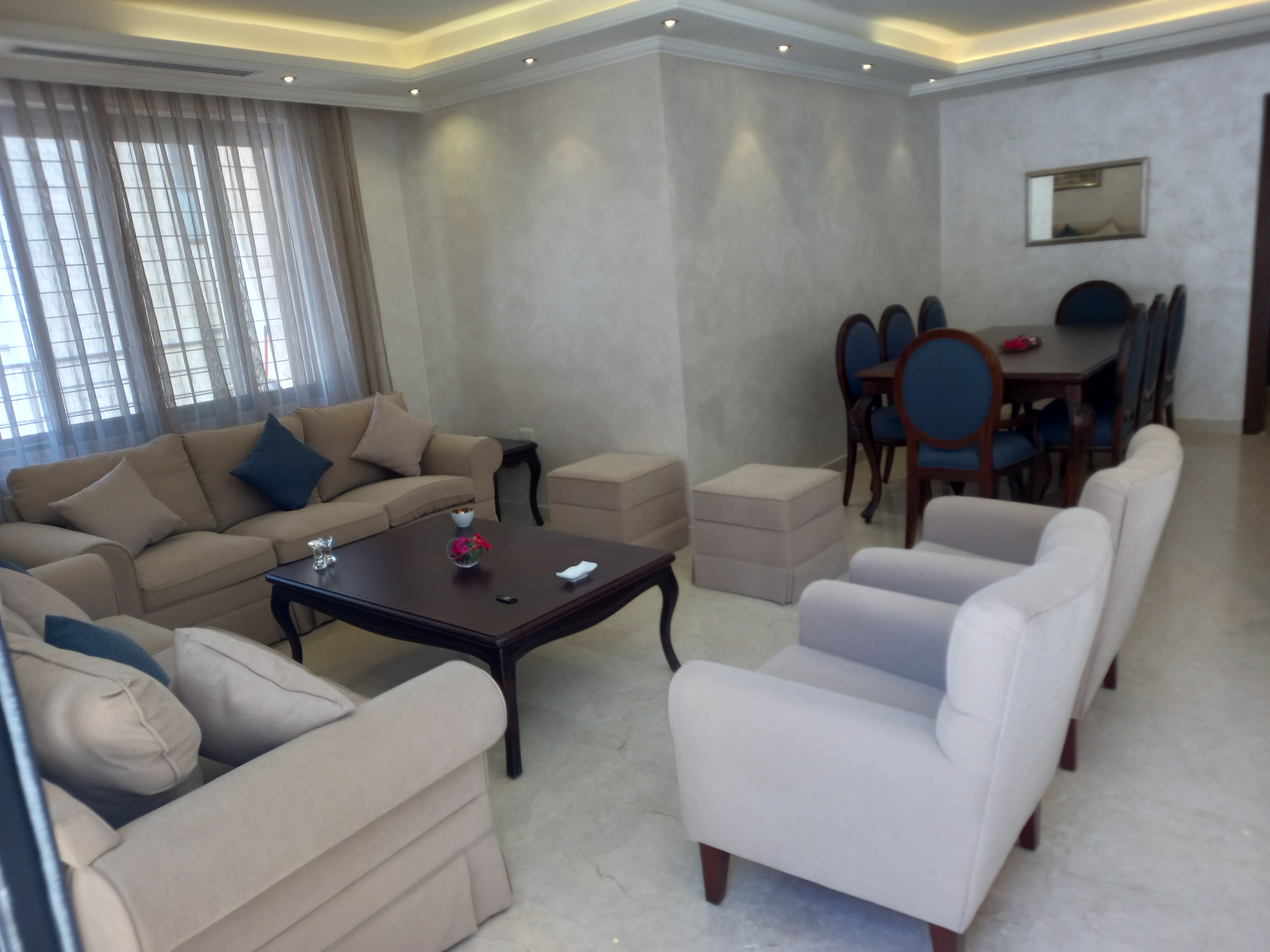 a furnished  ground apartment in Deir Ghbar for rent   - Property Image 4